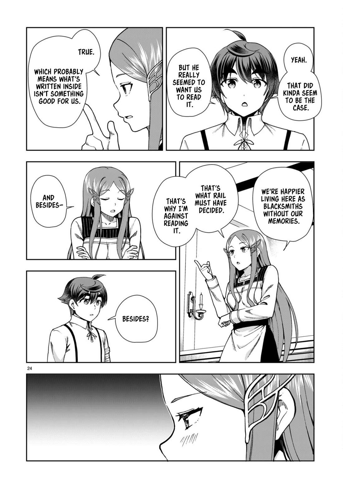 Botsuraku Youtei Nanode, Kajishokunin wo Mezasu Chapter 85 page 24 - Chapter 85