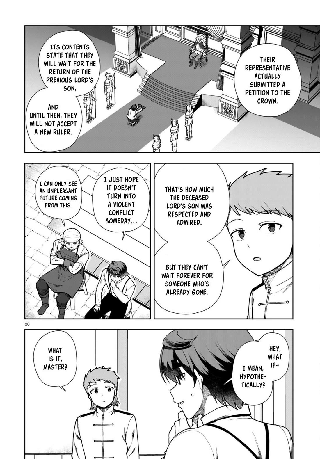 Botsuraku Youtei Nanode, Kajishokunin wo Mezasu Chapter 86 page 20 - Chapter 86