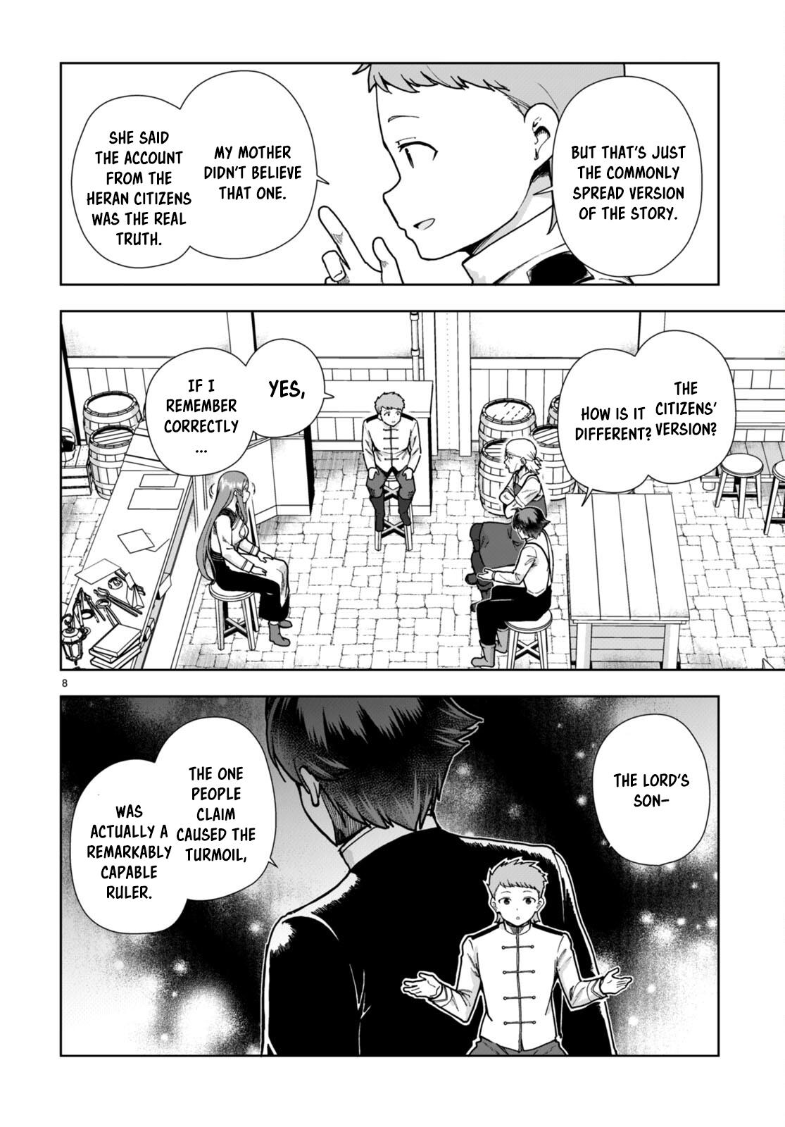 Botsuraku Youtei Nanode, Kajishokunin wo Mezasu Chapter 86 page 8 - Chapter 86
