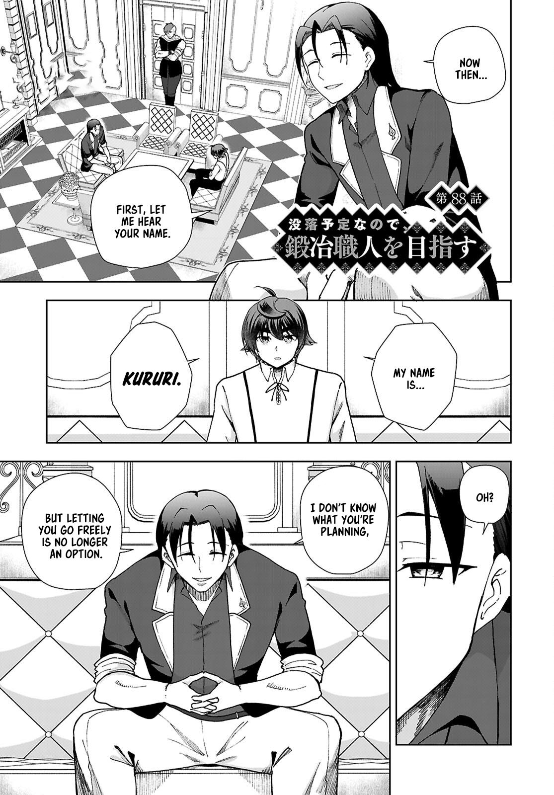Botsuraku Youtei Nanode, Kajishokunin wo Mezasu Chapter 88 page 1 - Chapter 88