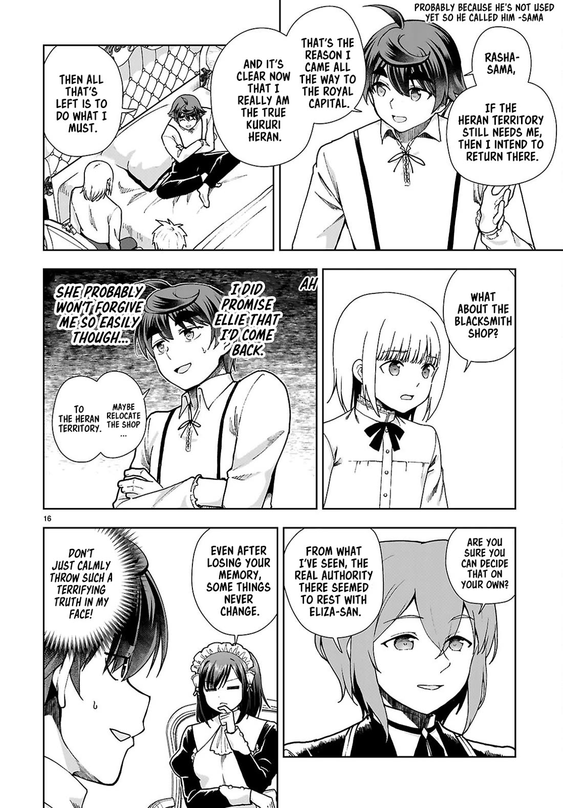 Botsuraku Youtei Nanode, Kajishokunin wo Mezasu Chapter 92 page 16 - Chapter 92