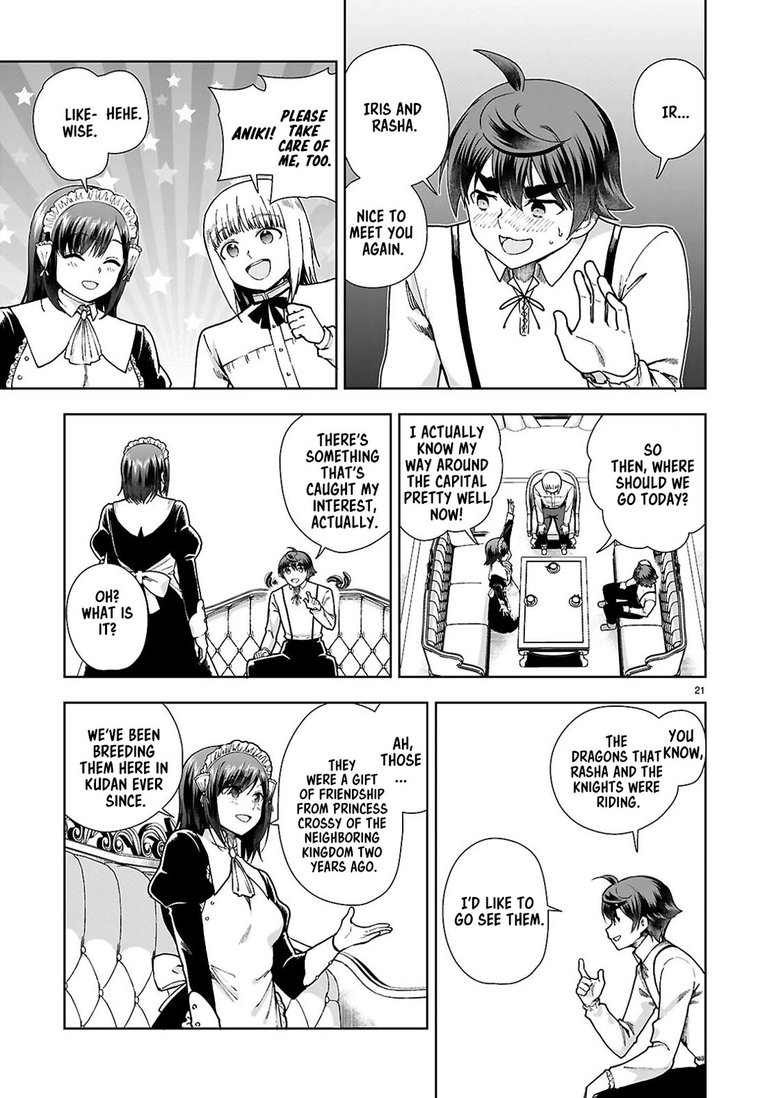 Botsuraku Youtei Nanode, Kajishokunin wo Mezasu Chapter 92 page 21 - Chapter 92