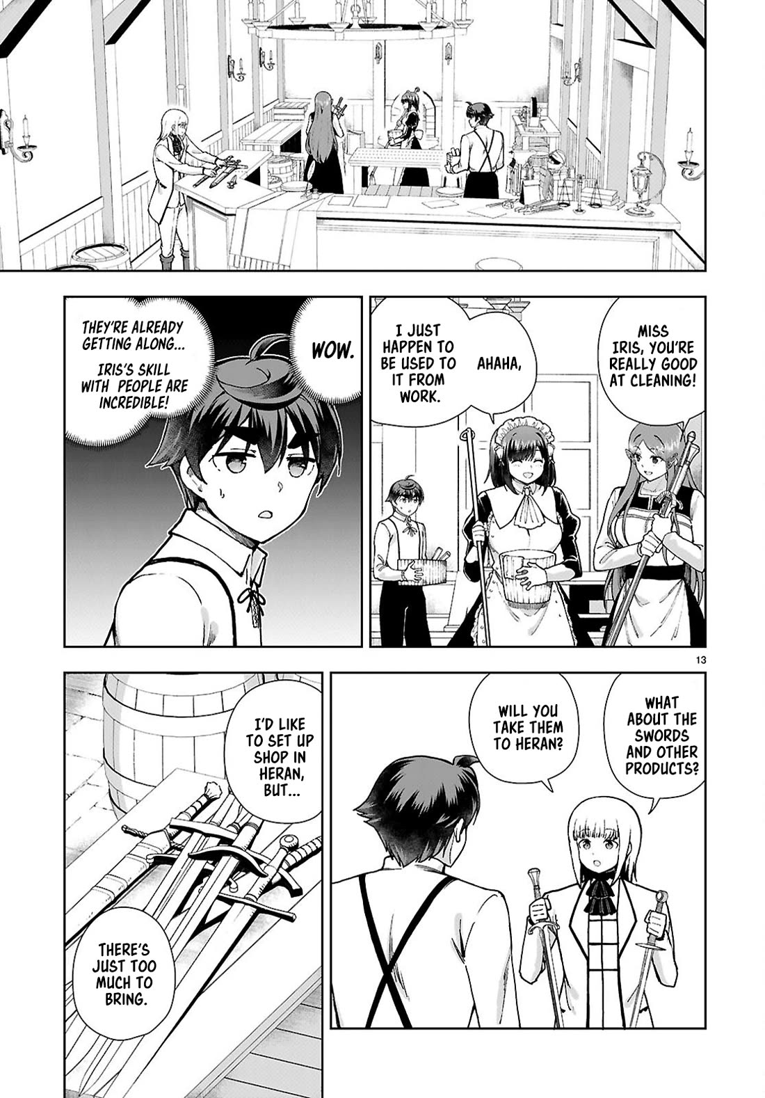 Botsuraku Youtei Nanode, Kajishokunin wo Mezasu Chapter 96 page 13 - Chapter 96