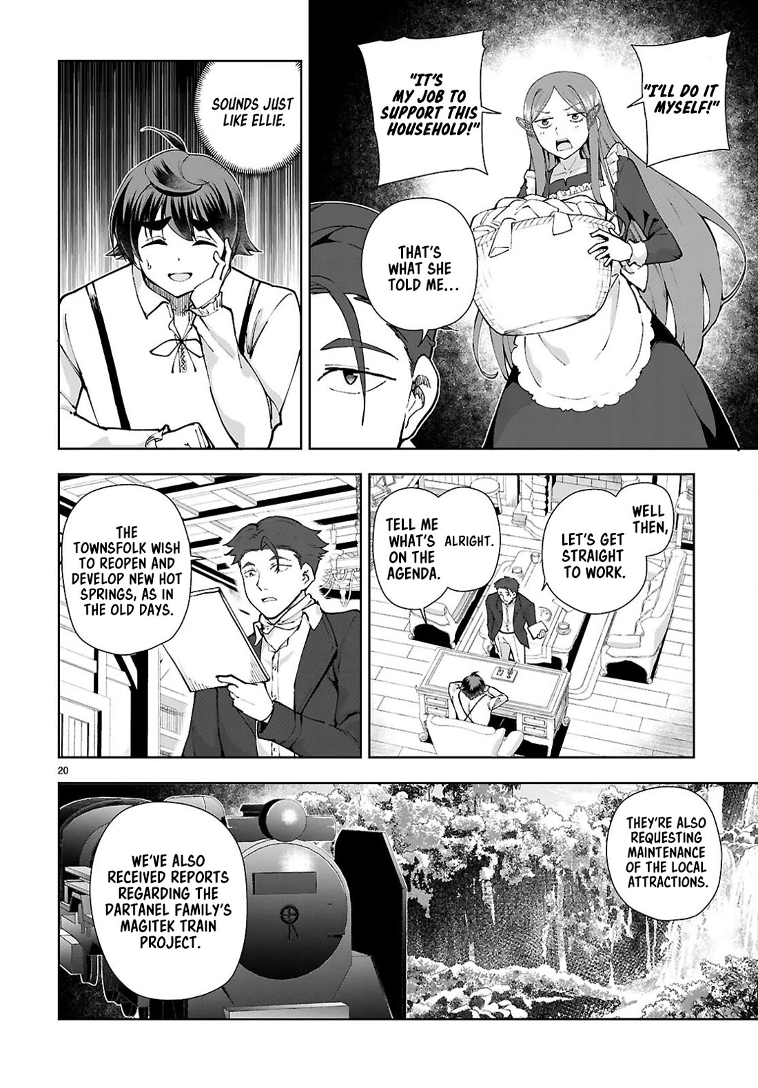 Botsuraku Youtei Nanode, Kajishokunin wo Mezasu Chapter 96 page 20 - Chapter 96