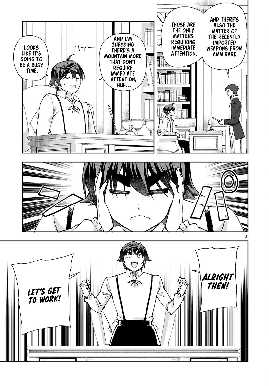 Botsuraku Youtei Nanode, Kajishokunin wo Mezasu Chapter 96 page 21 - Chapter 96