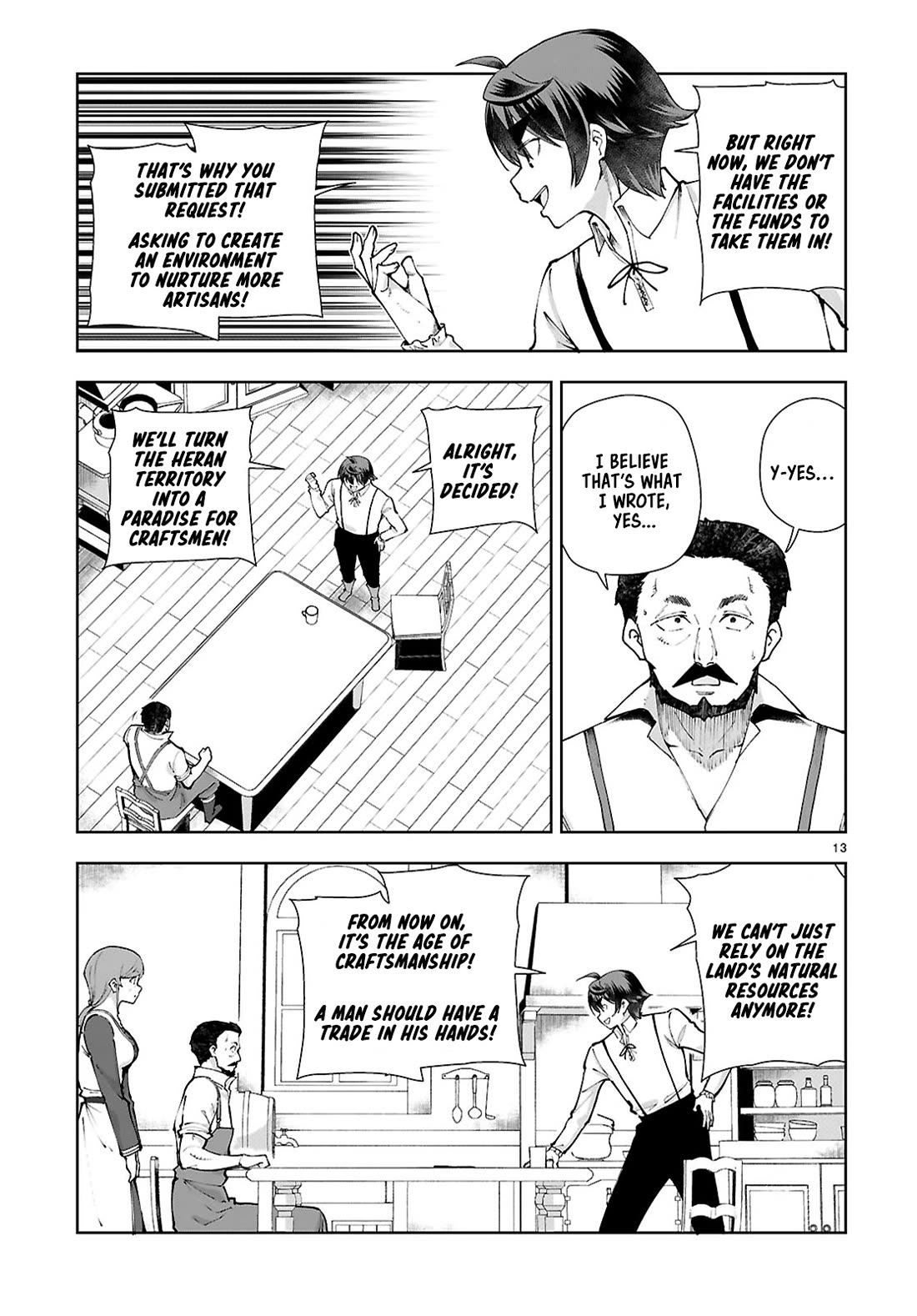 Botsuraku Youtei Nanode, Kajishokunin wo Mezasu Chapter 97 page 13 - Chapter 97