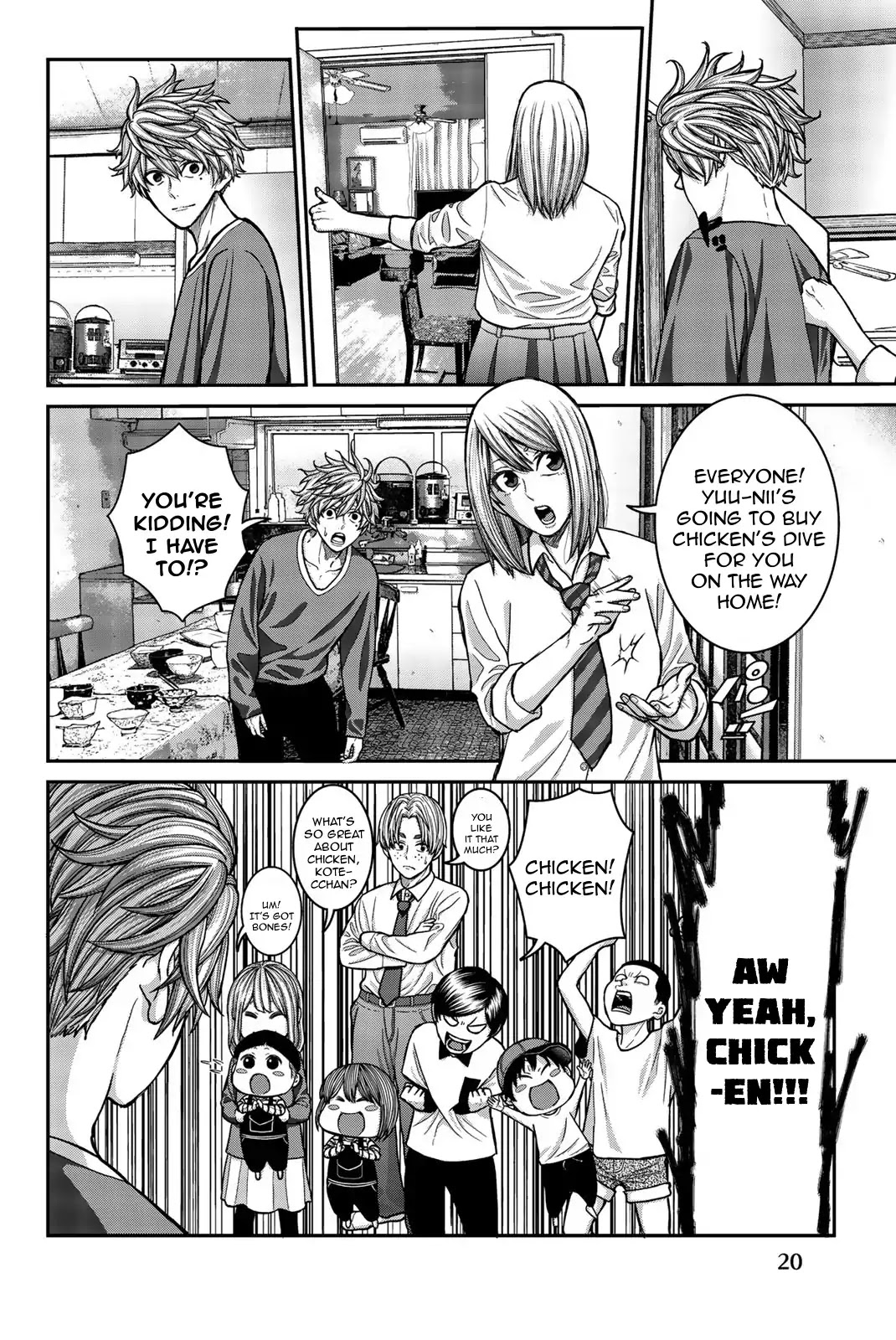 Bougyaku no Kokekko Chapter 1 page 21 - Chapter 1: Chicken Party