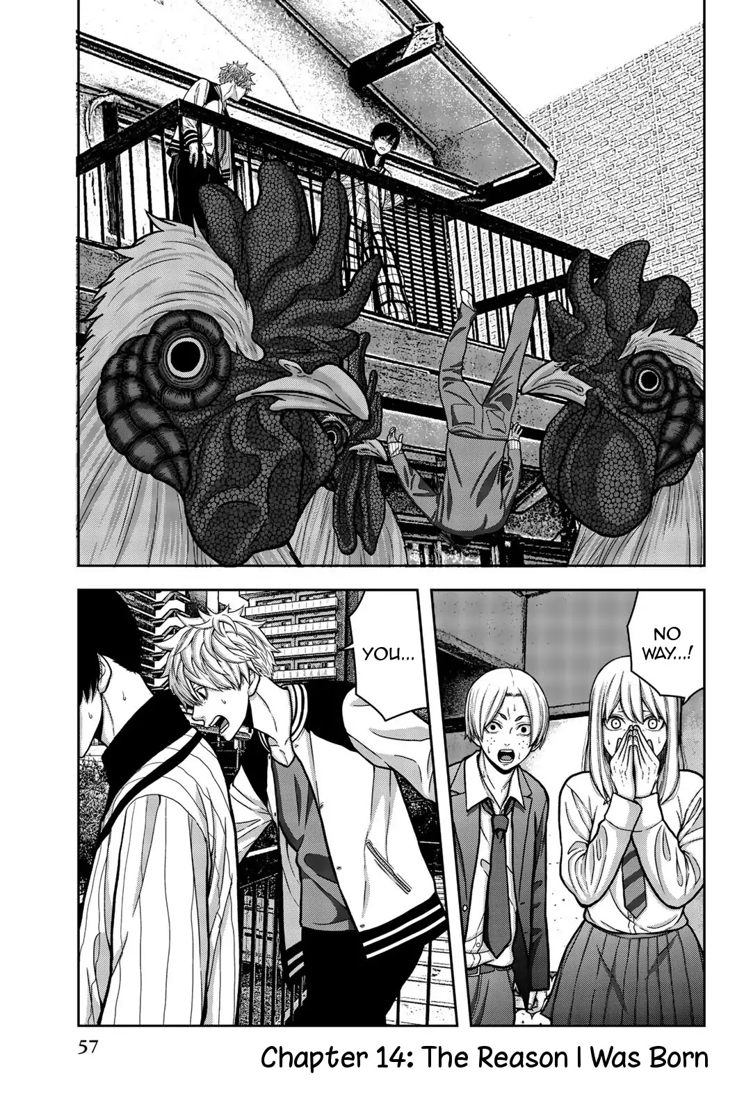 Bougyaku no Kokekko Chapter 14 page 1 - Chapter 14: The Reason I Was Born
