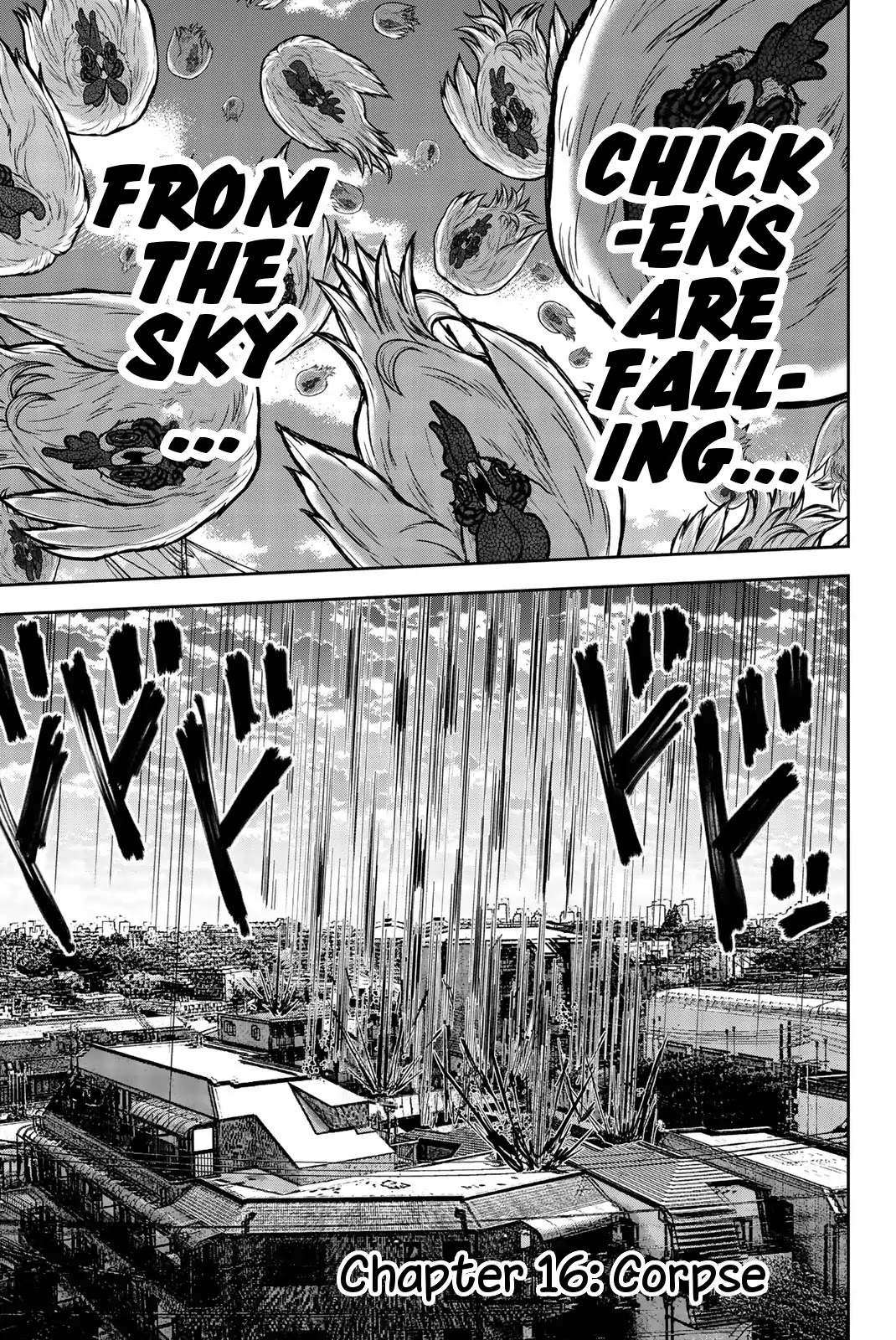 Bougyaku no Kokekko Chapter 16 page 1 - Chapter 16: Corpse