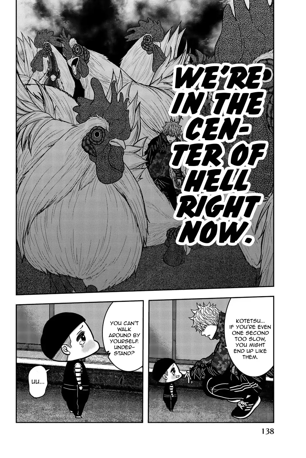 Bougyaku no Kokekko Chapter 18 page 12 - Chapter 18: This is Hell