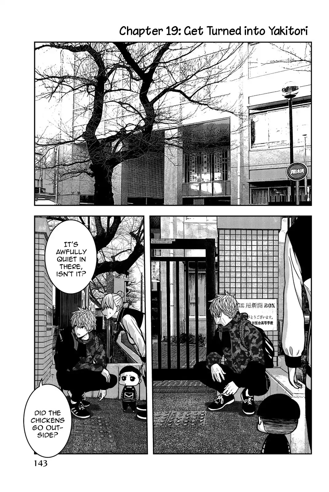 Bougyaku no Kokekko Chapter 19 page 1 - Chapter 19: Get Turned into Yakitori