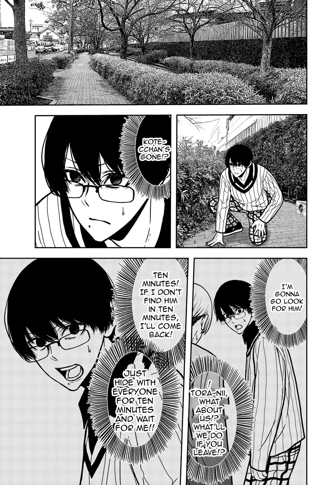 Bougyaku no Kokekko Chapter 21 page 13 - Chapter 21: Tora the Murderer
