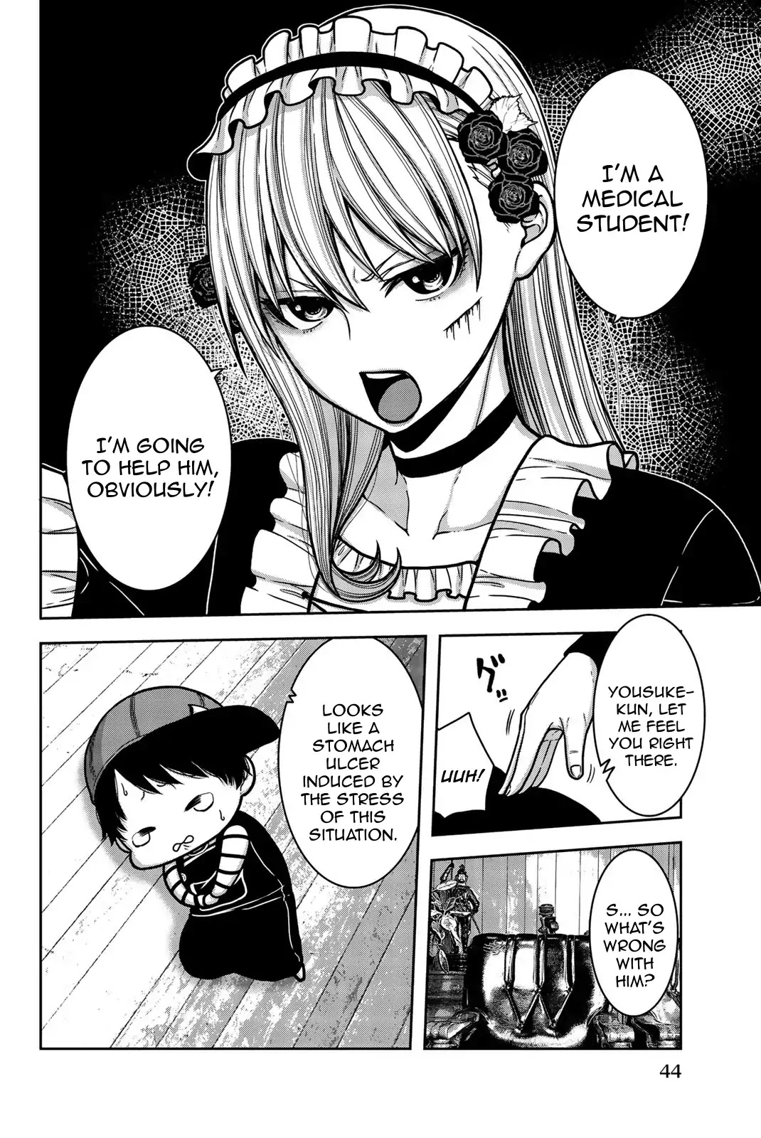 Bougyaku no Kokekko Chapter 23 page 10 - Chapter 23: When the Situation Calls for it, Shoot