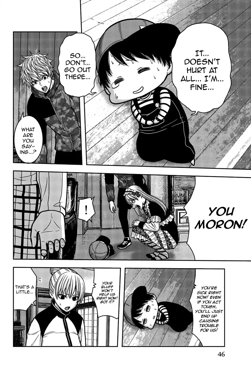 Bougyaku no Kokekko Chapter 23 page 12 - Chapter 23: When the Situation Calls for it, Shoot
