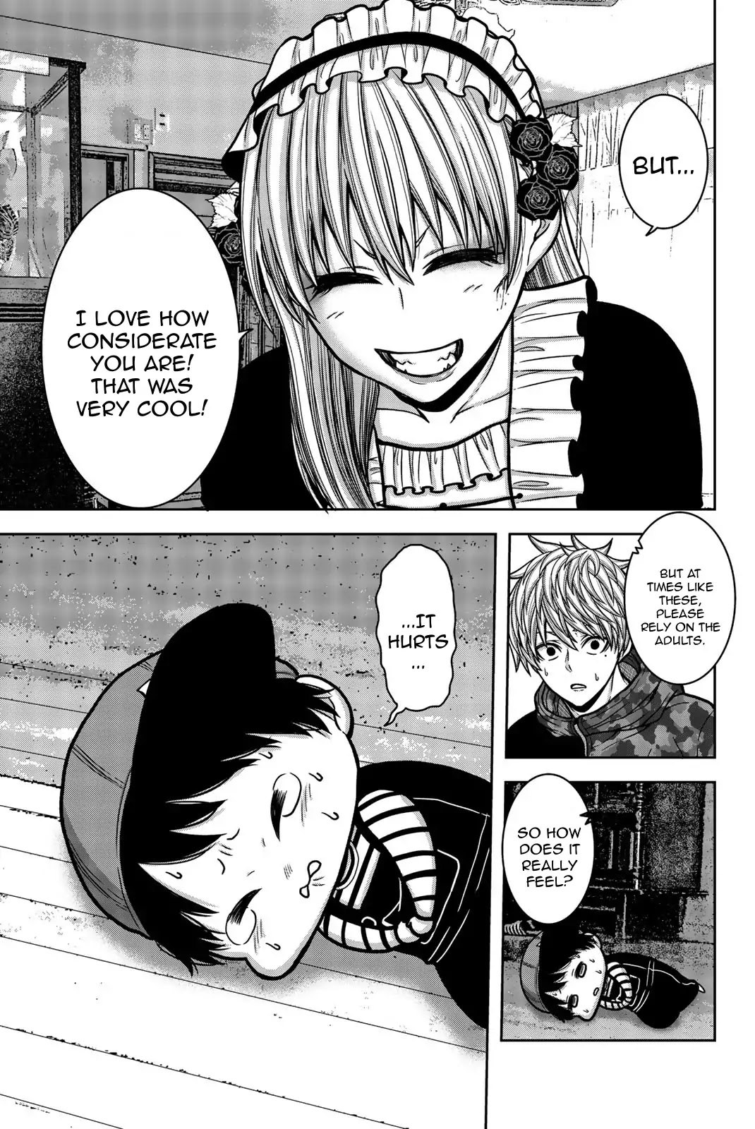 Bougyaku no Kokekko Chapter 23 page 13 - Chapter 23: When the Situation Calls for it, Shoot