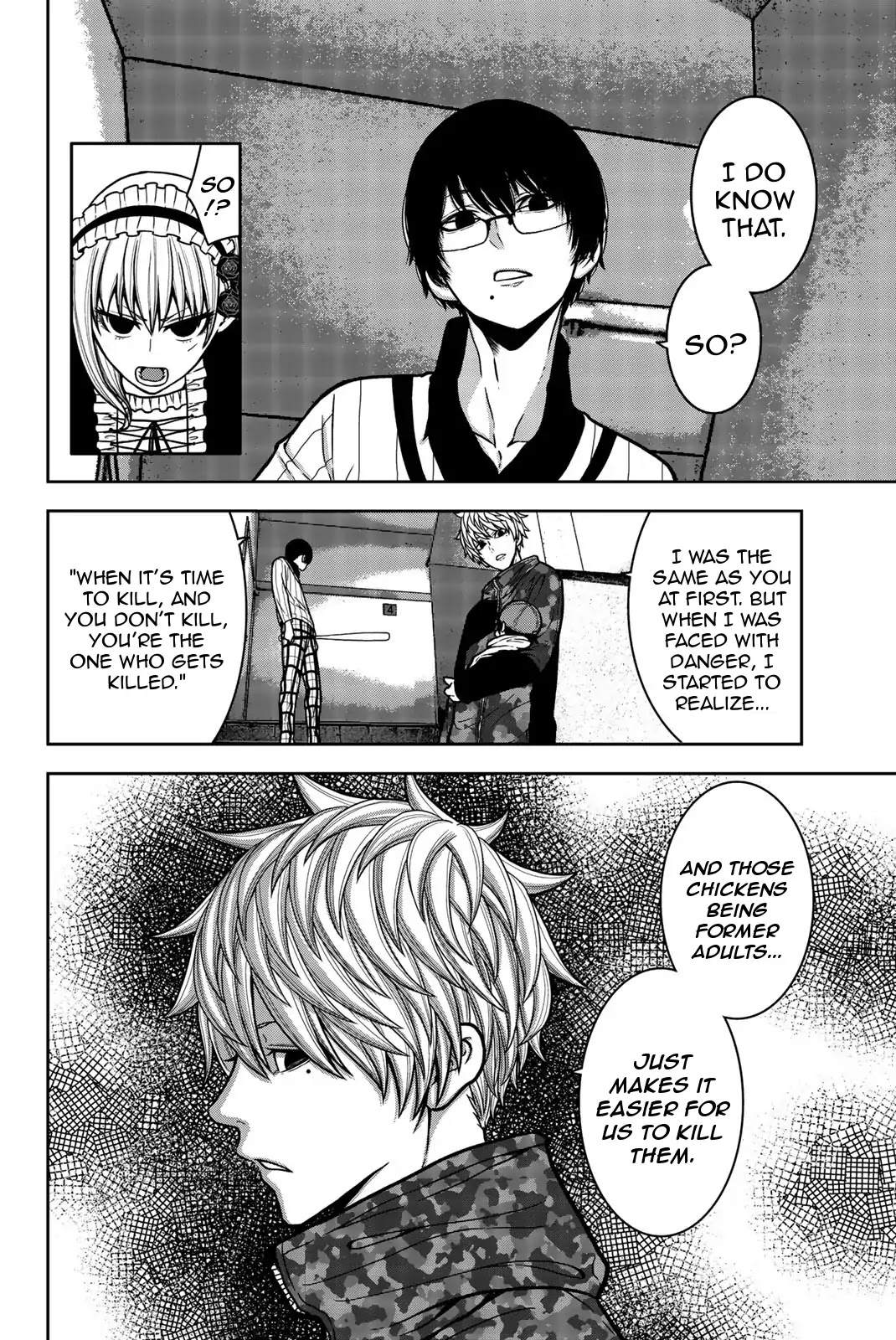 Bougyaku no Kokekko Chapter 24 page 10 - Chapter 24: Adults? The Fuck are Those?