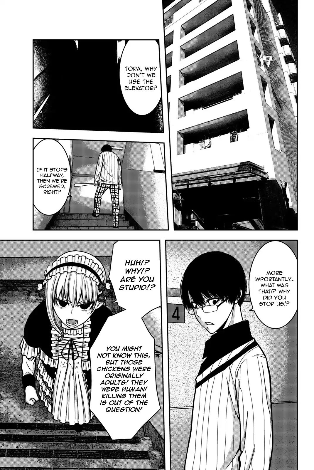 Bougyaku no Kokekko Chapter 24 page 9 - Chapter 24: Adults? The Fuck are Those?