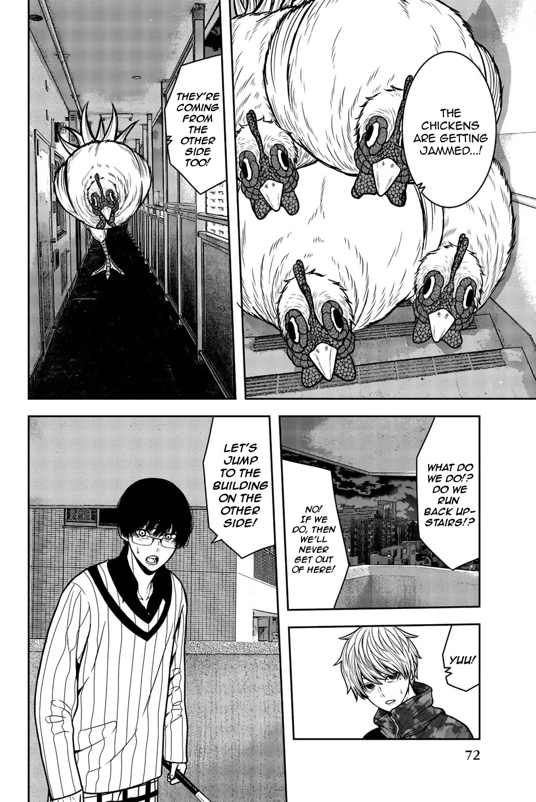 Bougyaku no Kokekko Chapter 25 page 4 - Chapter 25: We'll Have to Jump