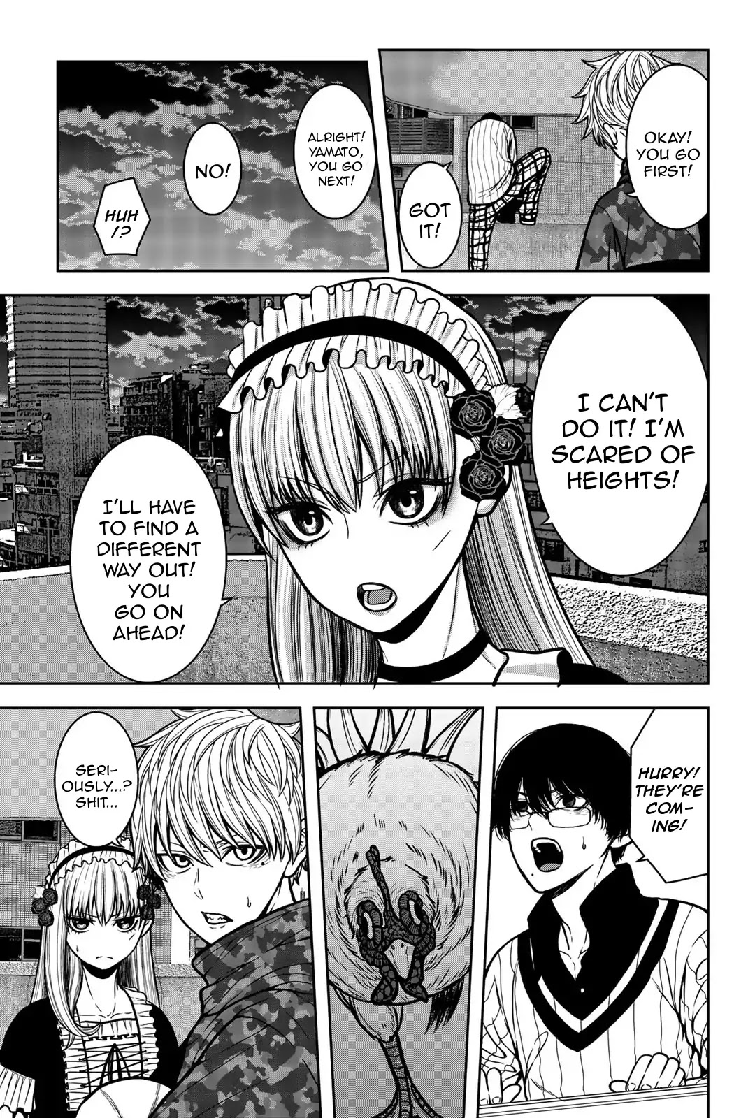 Bougyaku no Kokekko Chapter 25 page 5 - Chapter 25: We'll Have to Jump