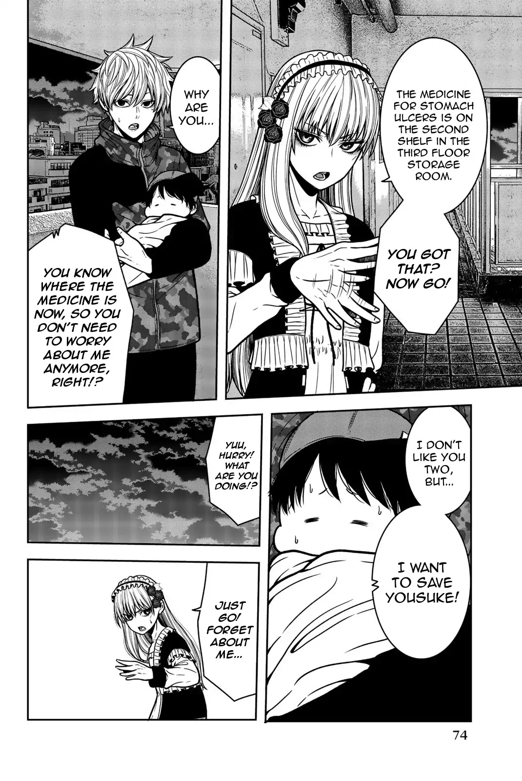 Bougyaku no Kokekko Chapter 25 page 6 - Chapter 25: We'll Have to Jump