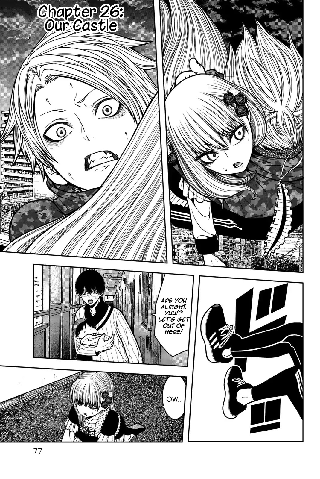 Bougyaku no Kokekko Chapter 26 page 1 - Chapter 26: Our Castle