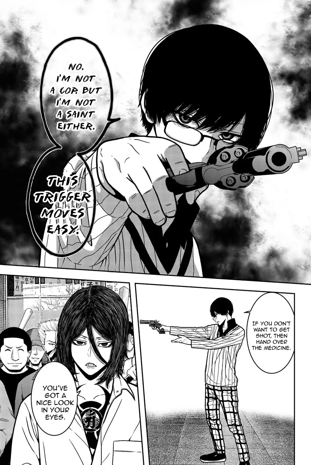 Bougyaku no Kokekko Chapter 27 page 5 - Chapter 27: This Trigger Moves Easy