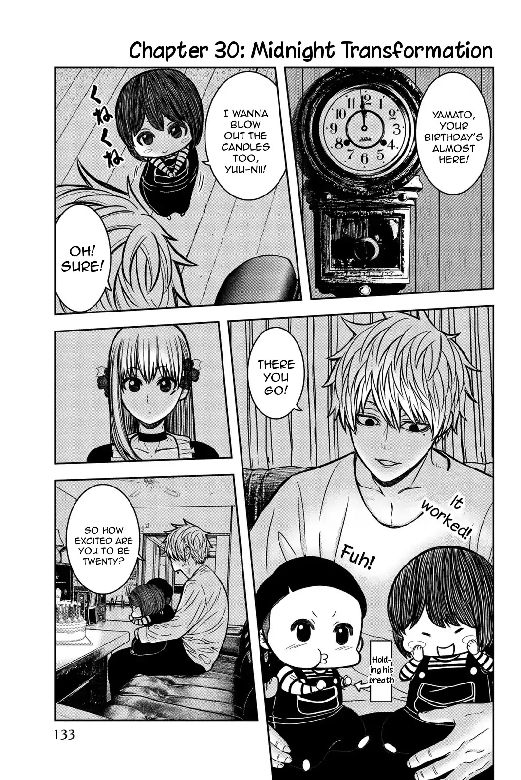 Bougyaku no Kokekko Chapter 30 page 1 - Chapter 30: Midnight Transformation