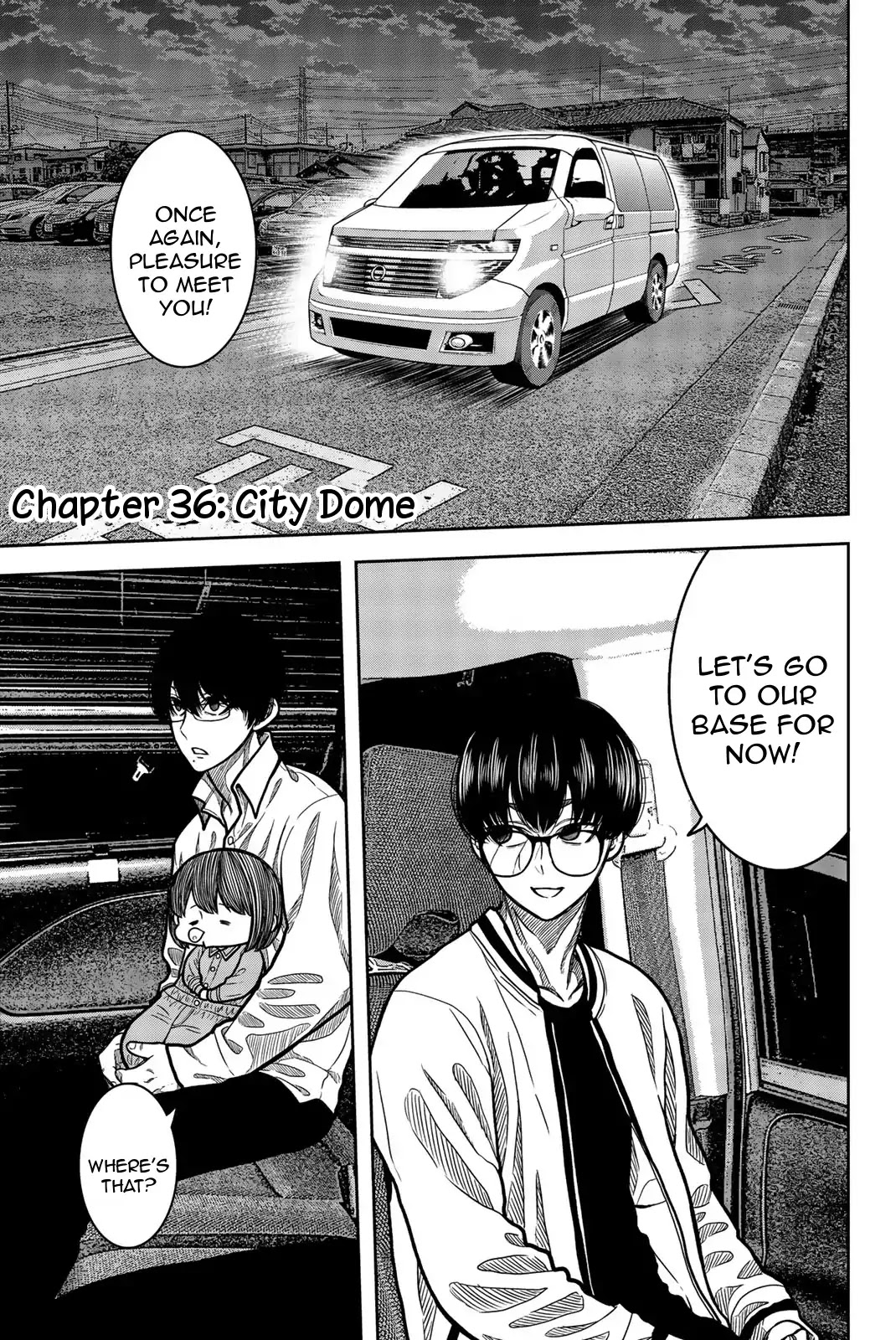 Bougyaku no Kokekko Chapter 36 page 1 - Chapter 36: City Dome