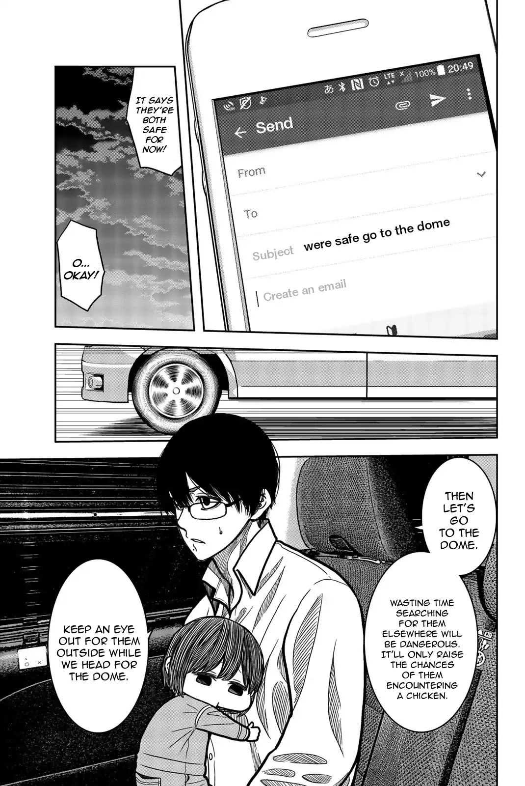 Bougyaku no Kokekko Chapter 36 page 11 - Chapter 36: City Dome