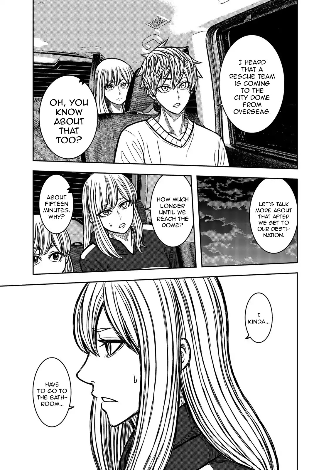 Bougyaku no Kokekko Chapter 36 page 3 - Chapter 36: City Dome