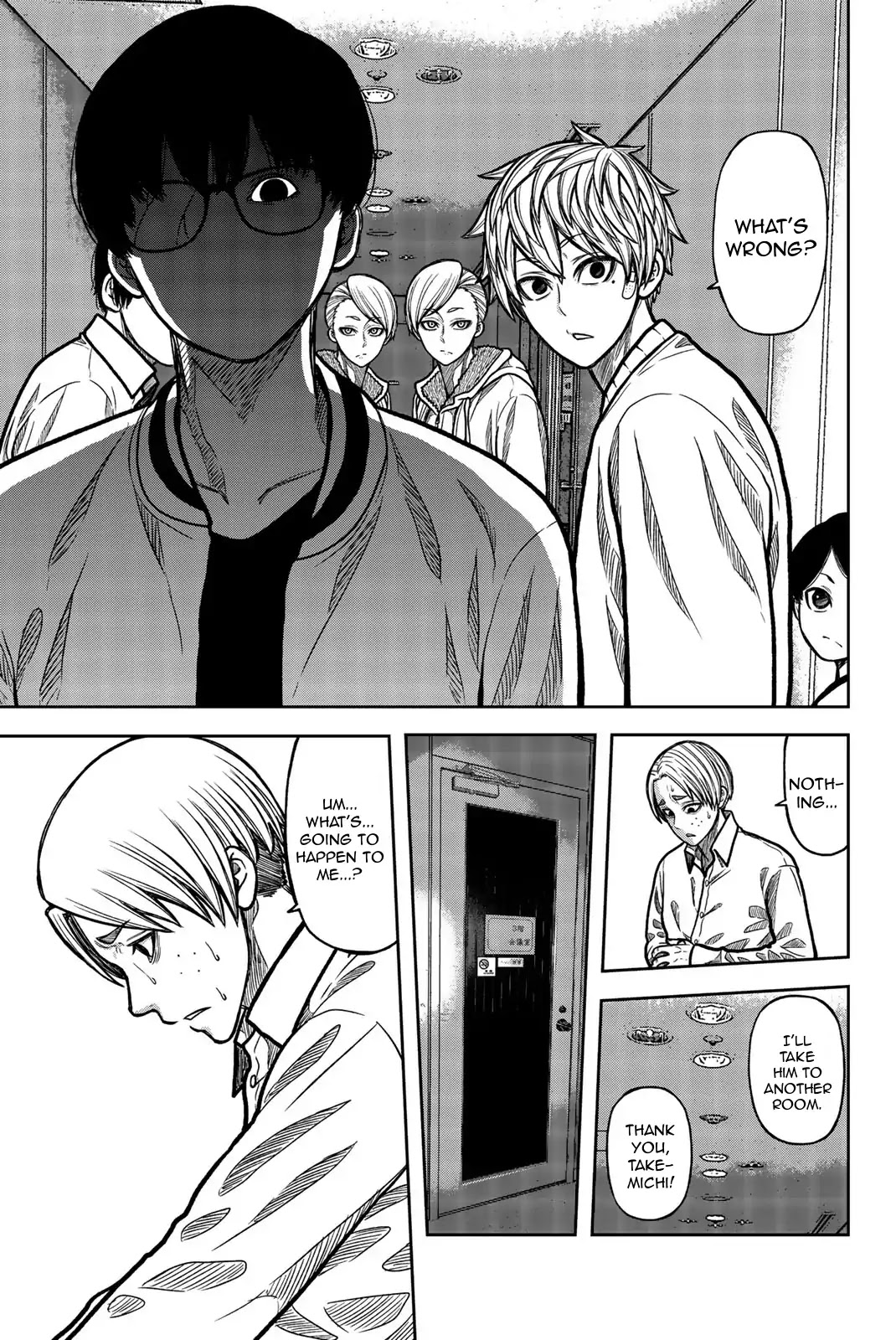 Bougyaku no Kokekko Chapter 38 page 3 - Chapter 38: Or Will You Lose Half of Your Face?