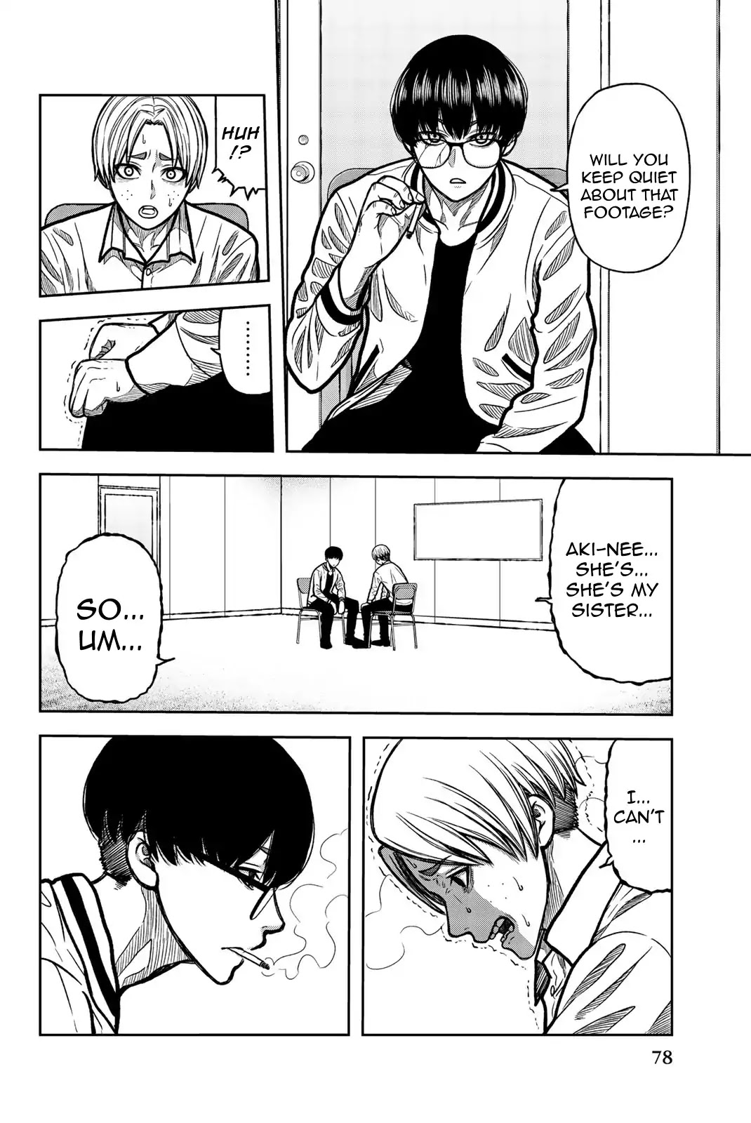 Bougyaku no Kokekko Chapter 38 page 6 - Chapter 38: Or Will You Lose Half of Your Face?