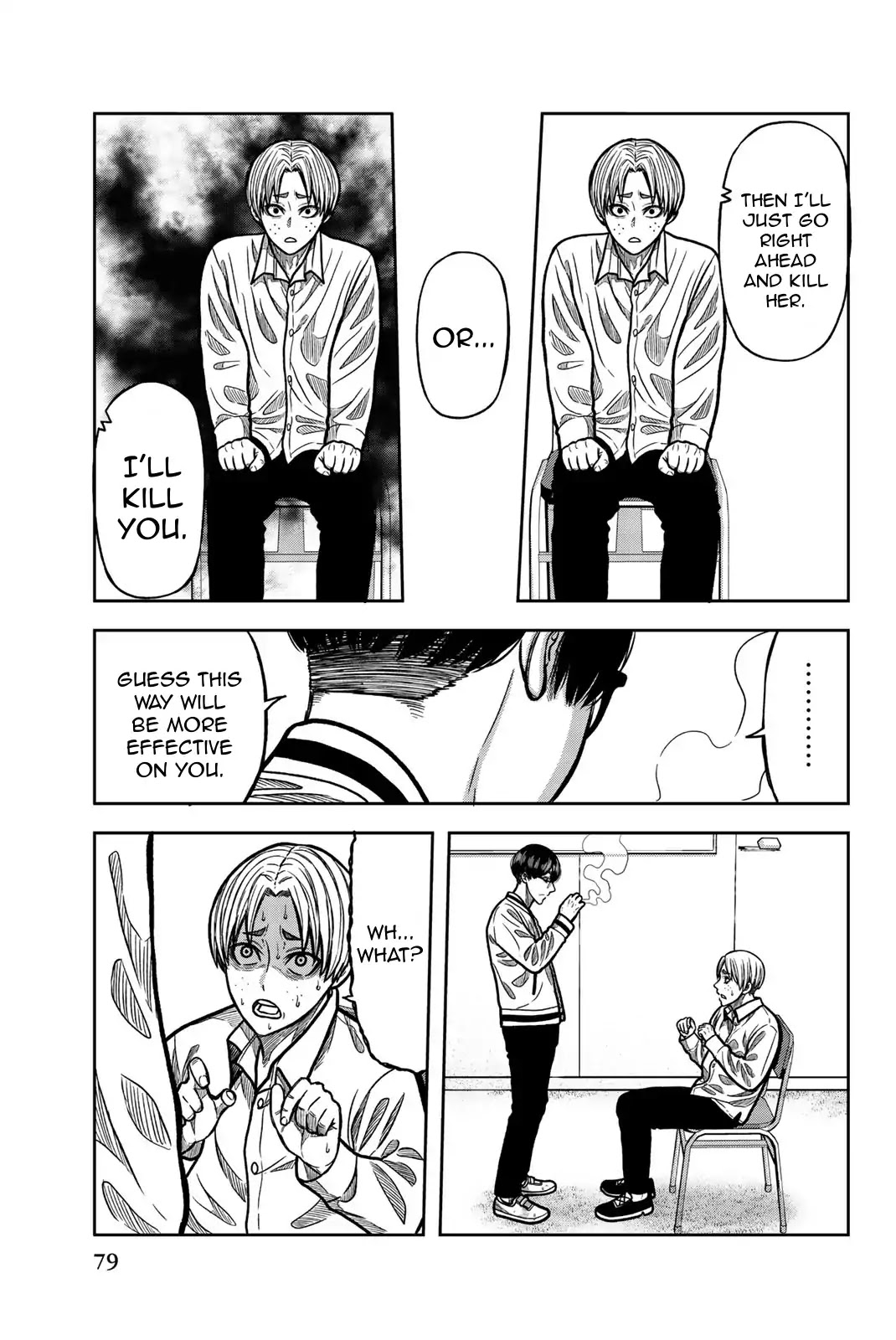 Bougyaku no Kokekko Chapter 38 page 7 - Chapter 38: Or Will You Lose Half of Your Face?