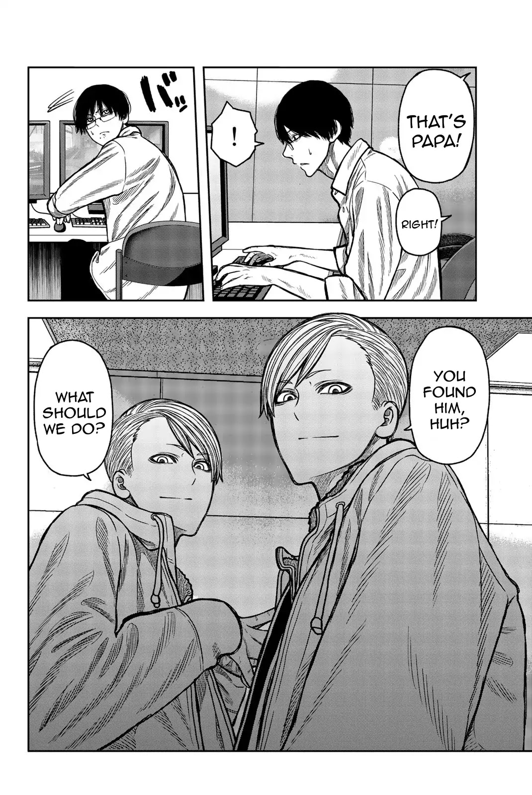 Bougyaku no Kokekko Chapter 40 page 14 - Chapter 40: Why is There an Adult?