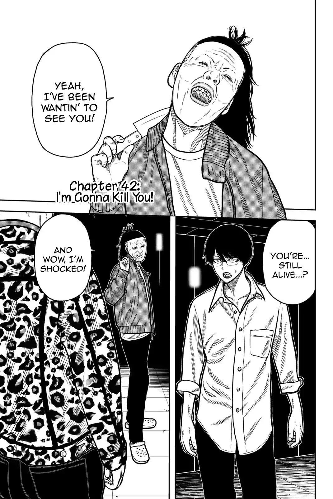 Bougyaku no Kokekko Chapter 42 page 1 - Chapter 42: I'm Gonna Kill You!