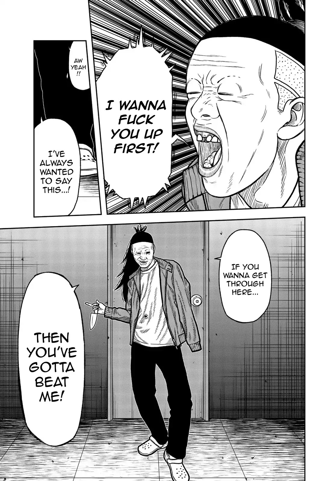 Bougyaku no Kokekko Chapter 42 page 13 - Chapter 42: I'm Gonna Kill You!