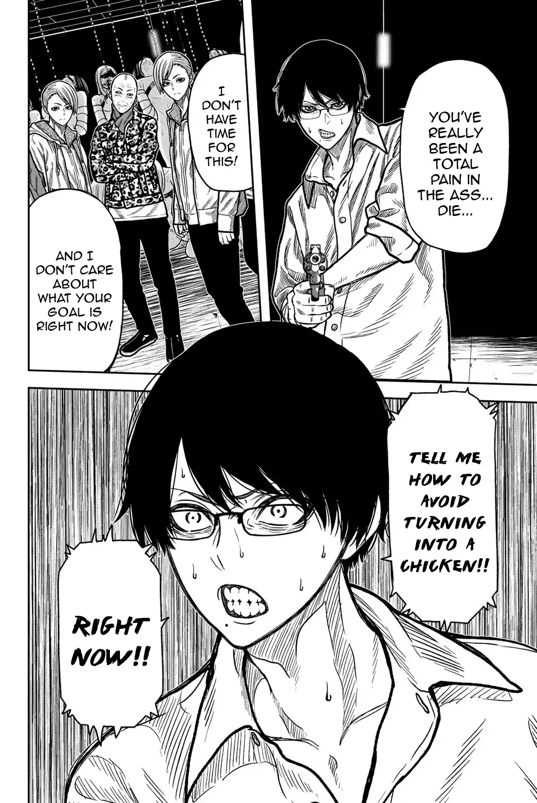 Bougyaku no Kokekko Chapter 42 page 8 - Chapter 42: I'm Gonna Kill You!