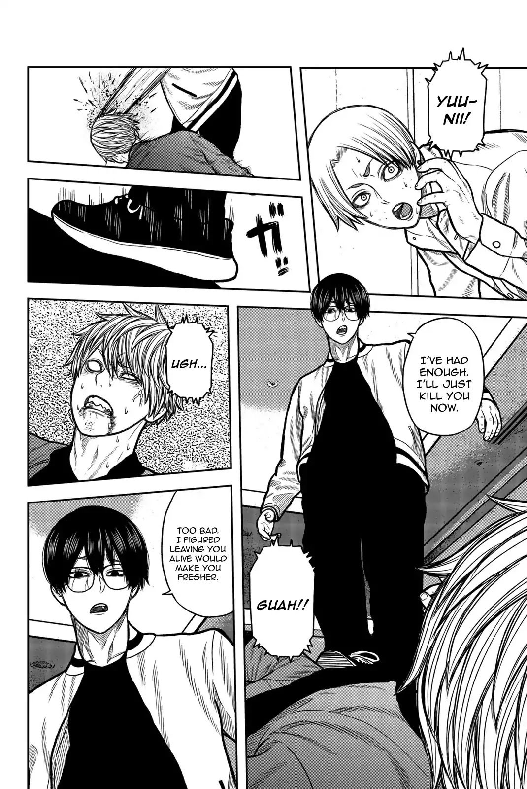 Bougyaku no Kokekko Chapter 44 page 4 - Chapter 44: Explosion