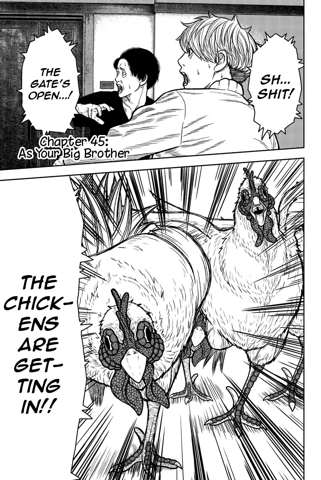 Bougyaku no Kokekko Chapter 45 page 5 - Chapter 45: As Your Big Brother