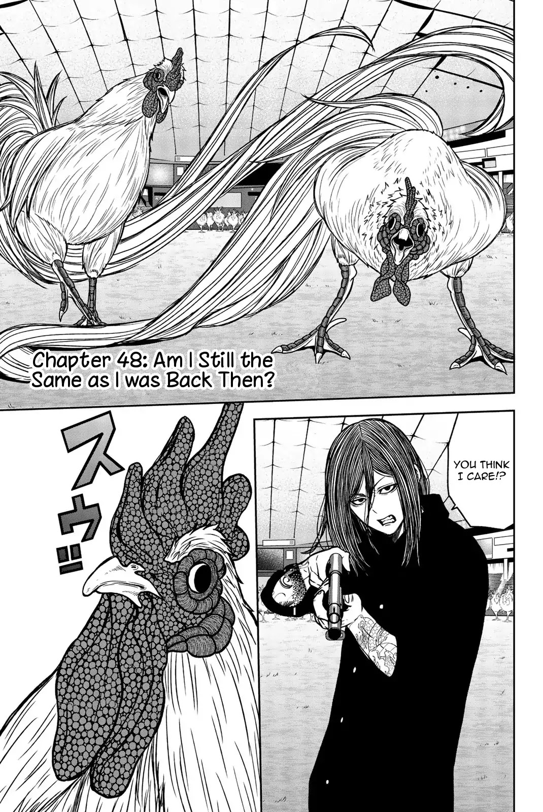 Bougyaku no Kokekko Chapter 48 page 1 - Chapter 48: Am I Still the Same as I was Back Then?