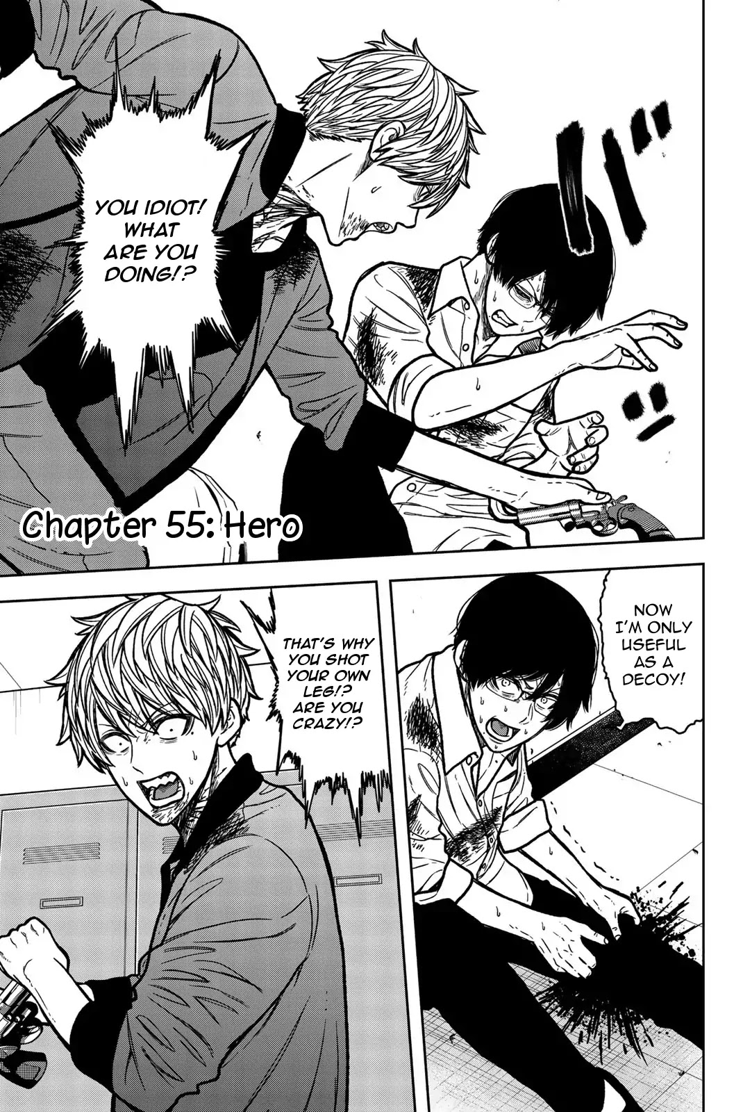 Bougyaku no Kokekko Chapter 55 page 1 - Chapter 55: Hero