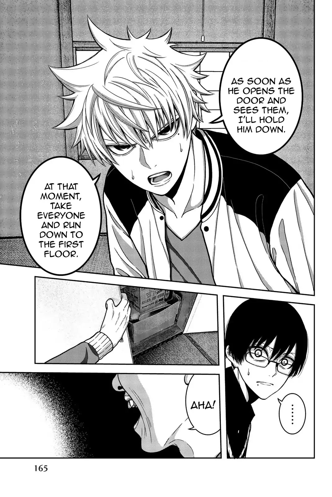 Bougyaku no Kokekko Chapter 9 page 13 - Chapter 9: Cut Off Fingers, Raised Middle Finger