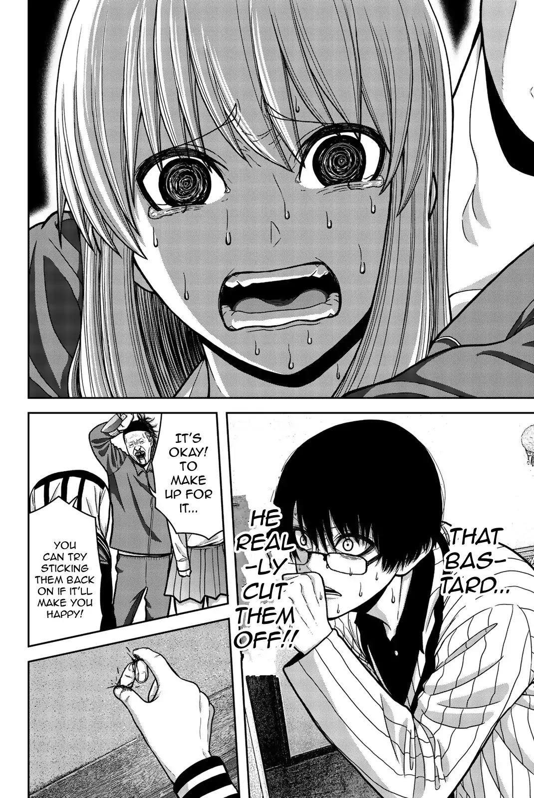 Bougyaku no Kokekko Chapter 9 page 2 - Chapter 9: Cut Off Fingers, Raised Middle Finger