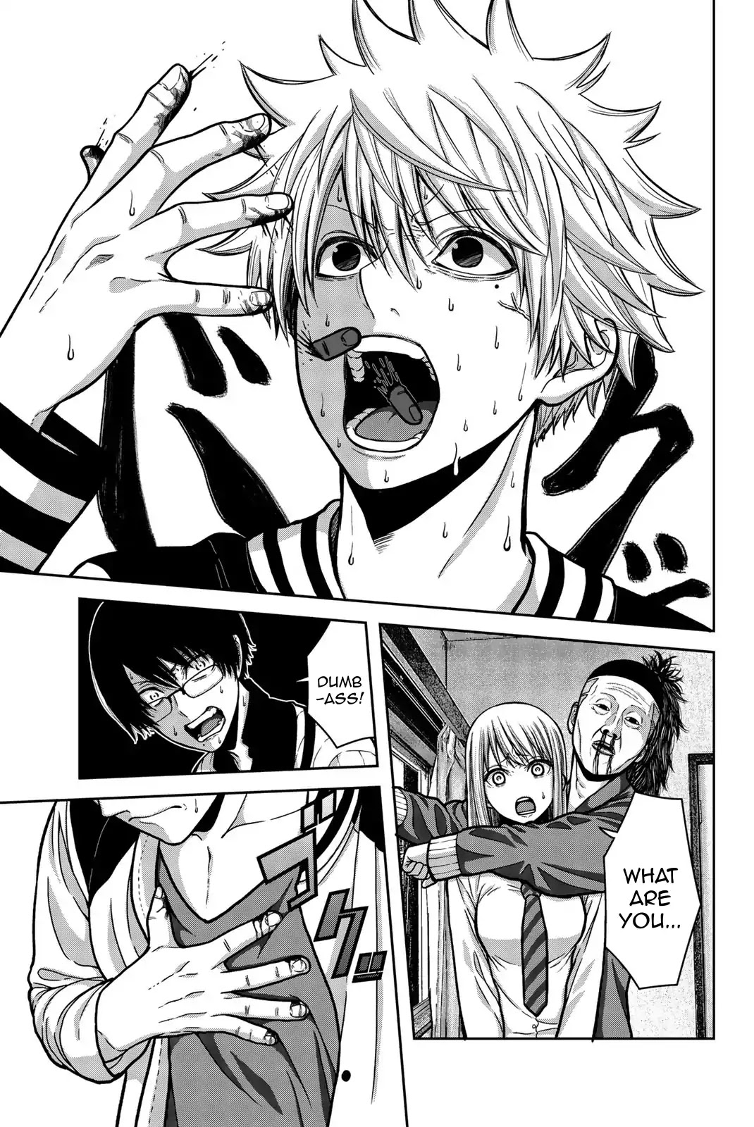 Bougyaku no Kokekko Chapter 9 page 3 - Chapter 9: Cut Off Fingers, Raised Middle Finger