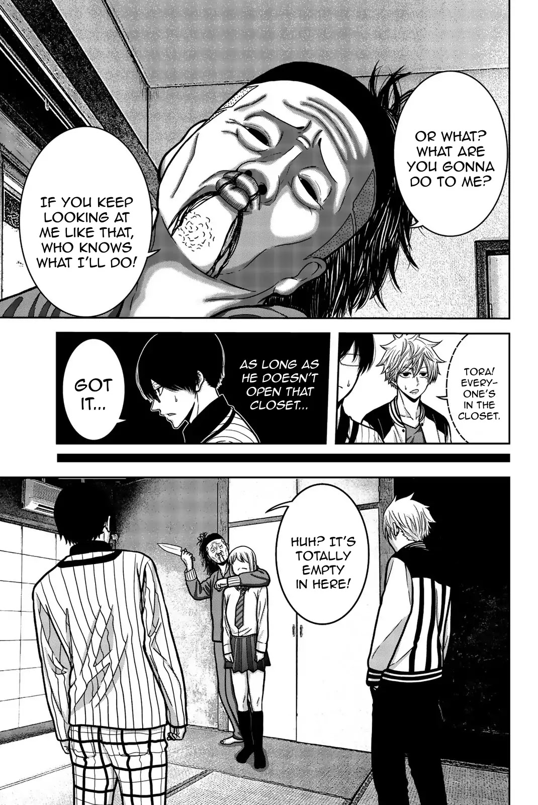Bougyaku no Kokekko Chapter 9 page 7 - Chapter 9: Cut Off Fingers, Raised Middle Finger