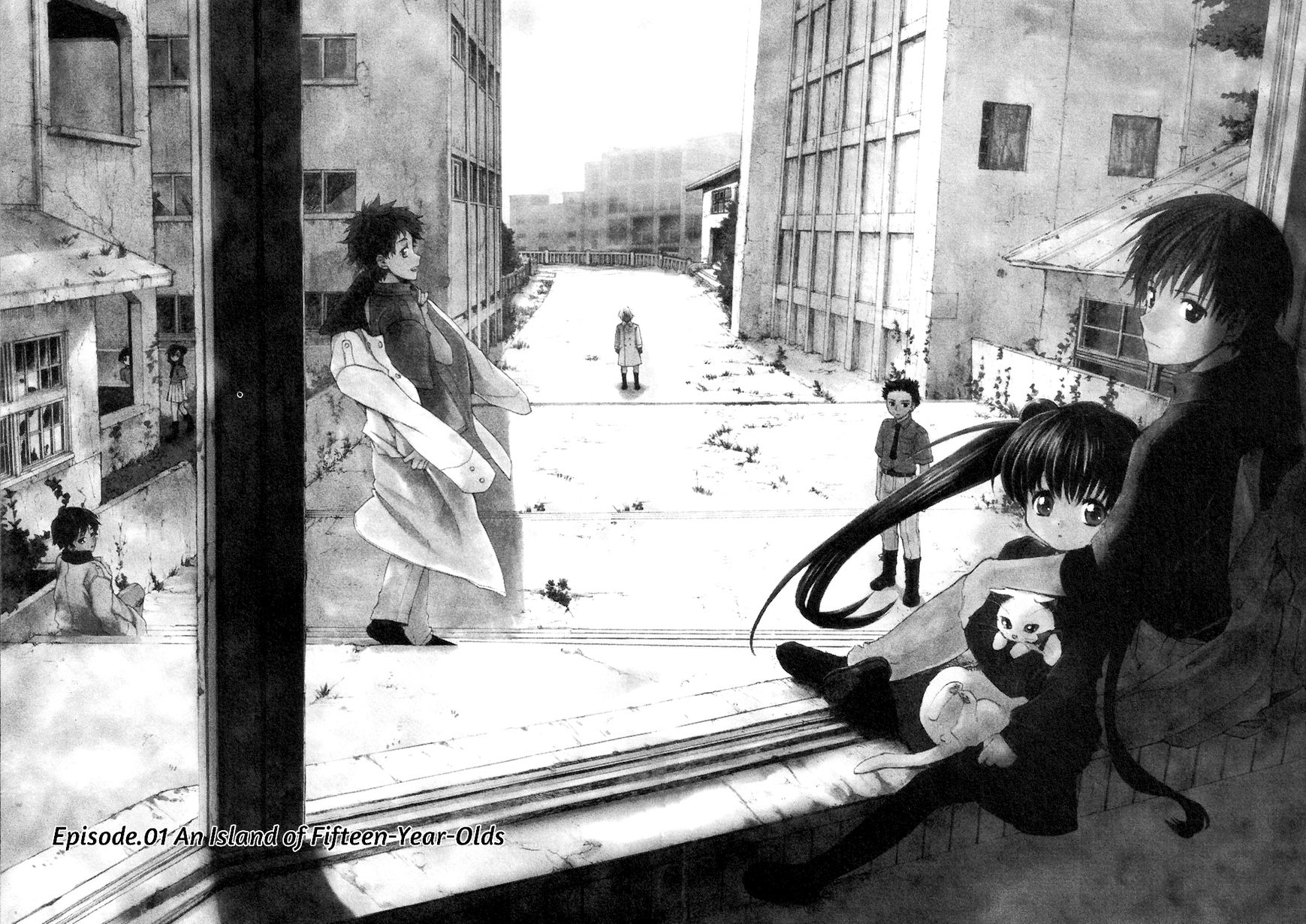 Boukyaku no Cradle Chapter 1 page 10 - Chapter 1 : An Island of Fifteen Year Olds