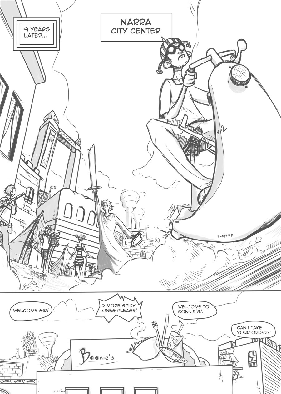 Bounty Hunterz Chapter 2 page 2 - Chapter 2 : 9 Years Later