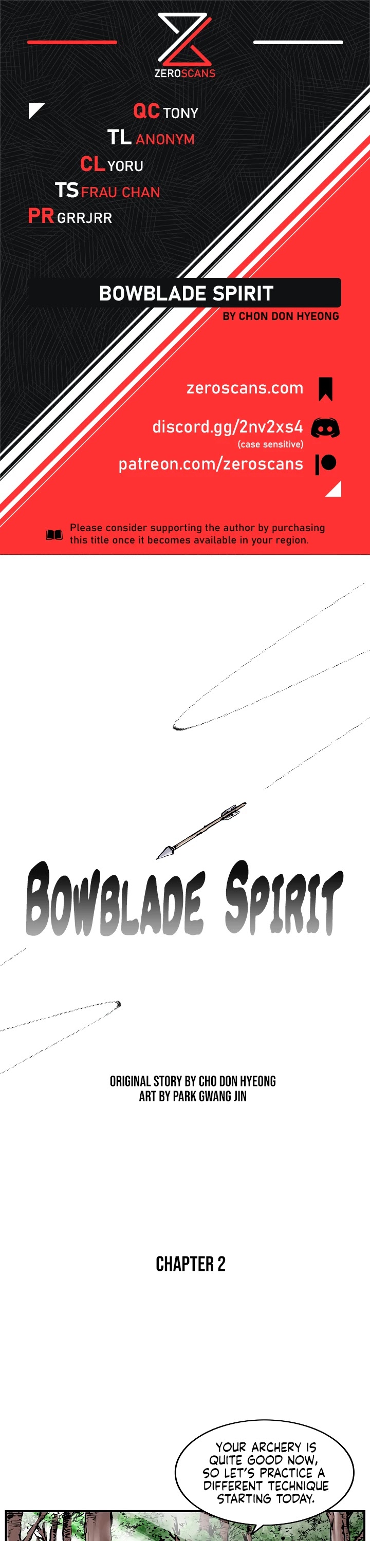 Bowblade Spirit Chapter 2 page 1 - Chapter 2