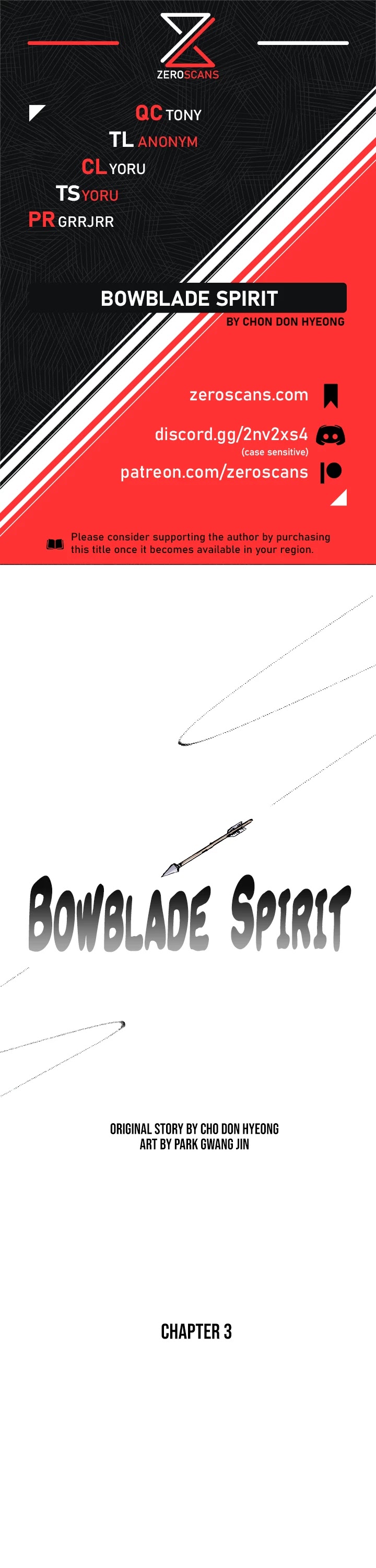 Bowblade Spirit Chapter 3 page 1 - Chapter 3