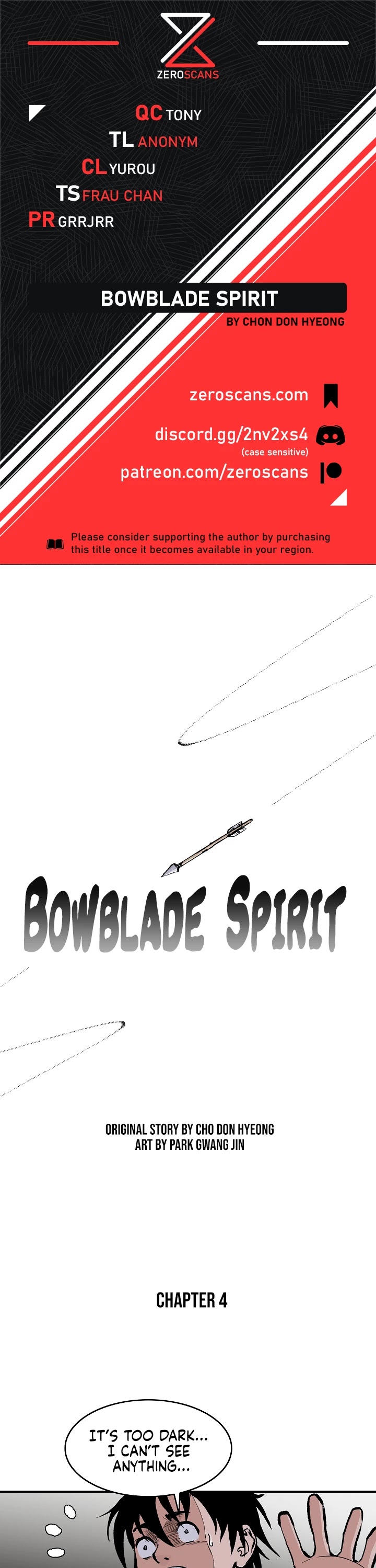 Bowblade Spirit Chapter 4 page 1 - Chapter 4